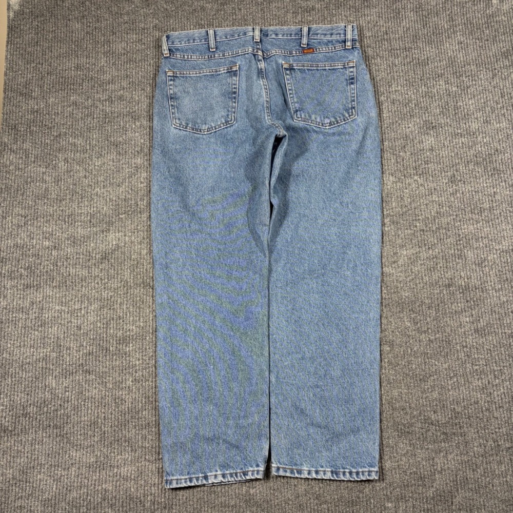 Rustler Jeans Mens 36x29 Regular Fit Straight Leg Blue Denim